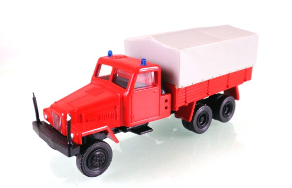 H0: 14101551 Lkw IFA G5 Mannschaftstransporter MTW Feuerwehr der DDR