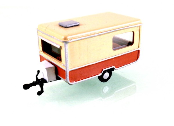 TT: FG001082 DDR Wohnwagen Bastei 320 beige / braun -Kleinserienmodell-