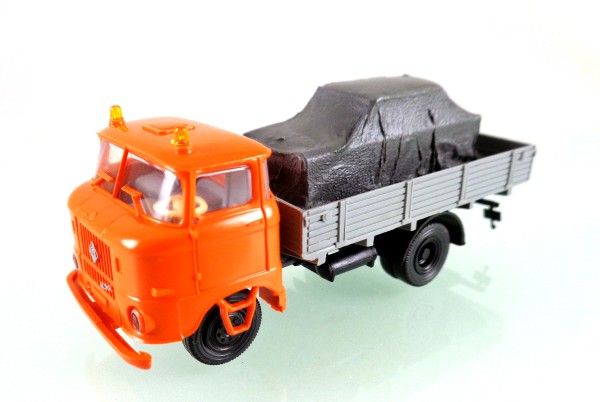 H0 14105900or LKW W50 mit Trabant P601 unter der Plane als Ladegut-Copy