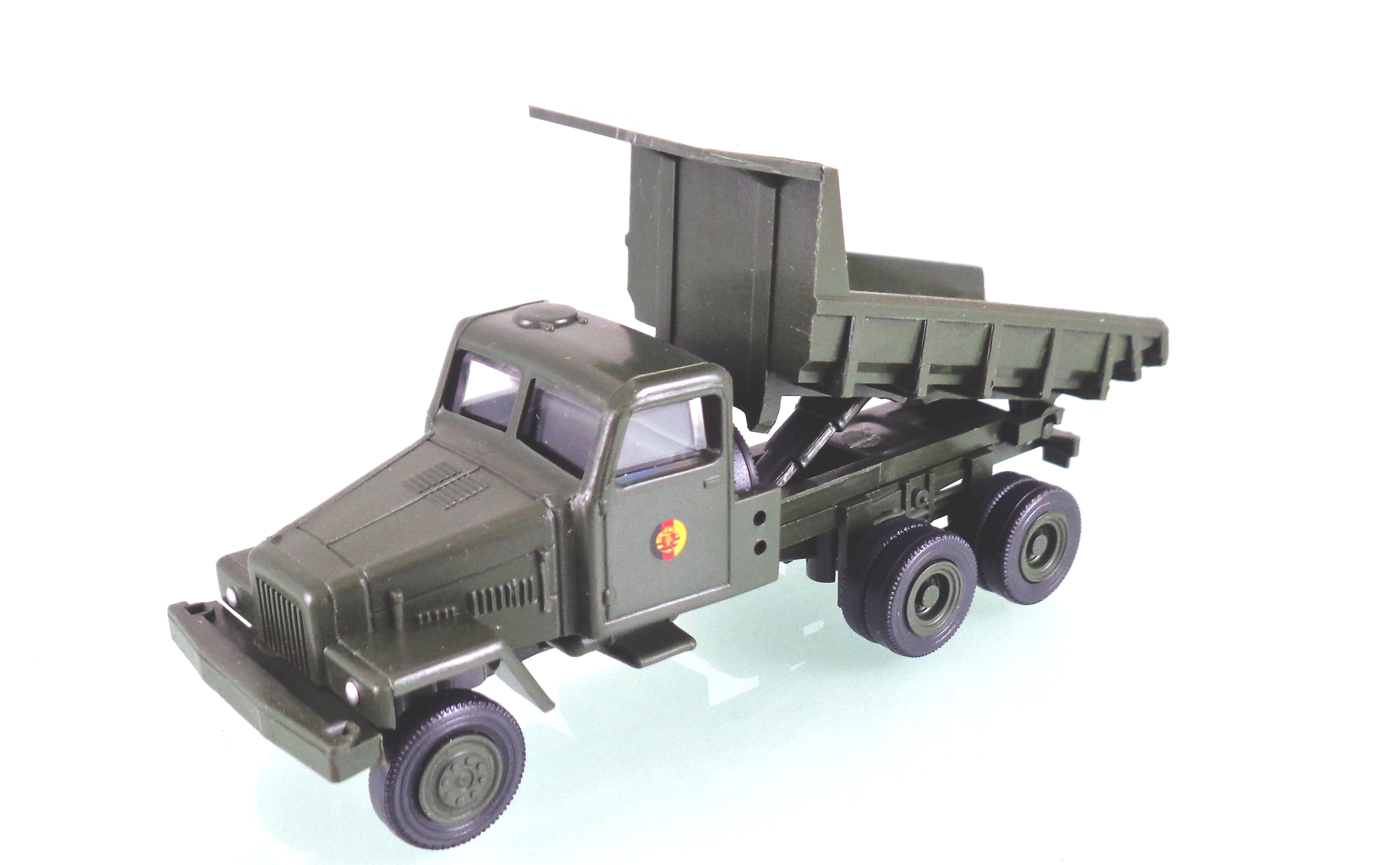 ddr spielzeug lkw kipper H0: FG000729 LKW IFA GS Muldenkipper, Nationale Volksarmee der DDR