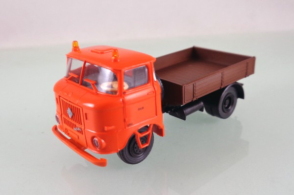 H0: FG001115 IFA Lkw W50L/ZM "BVB", mit brauner Lastpritsche