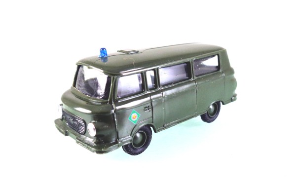 H0: FG000880 Barkas B1000 Bus "Bereitschaftspolizei" (kasernierte Volkspolizei), ein Blaulicht