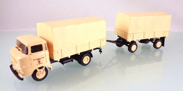 H0: FG001020 LKW IFA W50L Hängerzug DRK Landesverband Berlin...