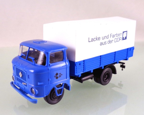 H0: 14105776 LKW W50 mit Pritsche/ Plane "Lacke und Farben aus der DDR"