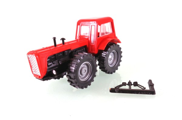 H0: 14180801rt Traktor Dutra D4K Sonderfarbe rot