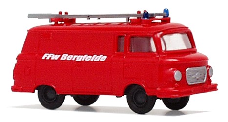 H0: 14101338 Barkas B1000 Bus "FFW Bergfelde"