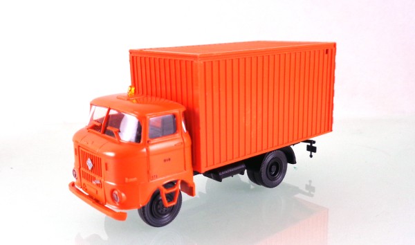 H0: FG001037 Lkw W50L "BVB", Werkstattkoffer geschlossen