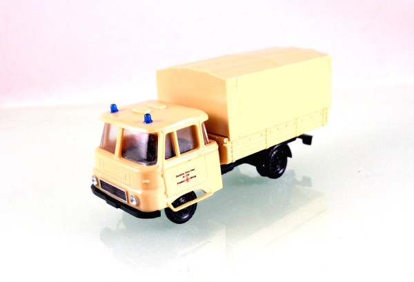 H0: 11250120 LKW IFA Robur LO2500 Pritsche / Plane DRK / DDR Präsidium Hilfszug der DDR