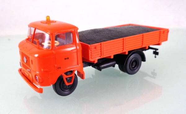 H0: FG001046 IFA Lkw W50L "BVB", Pritsche mit Ladegut Teer / Asphalt
