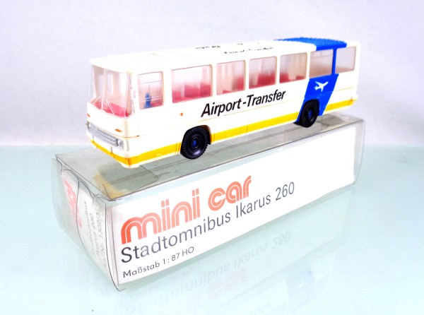 H0: FG000047 Ikarus 260 Airport Transfer. DDR Produktion