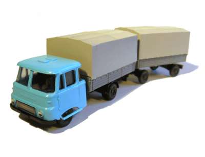 Robur LO 2500 LKW Koffer Deutsche Spedition Helltürkisgrün