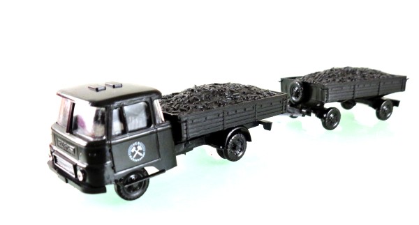 H0: 1150103 Robur LO 2500 Hängerzug "Kohlehandel"