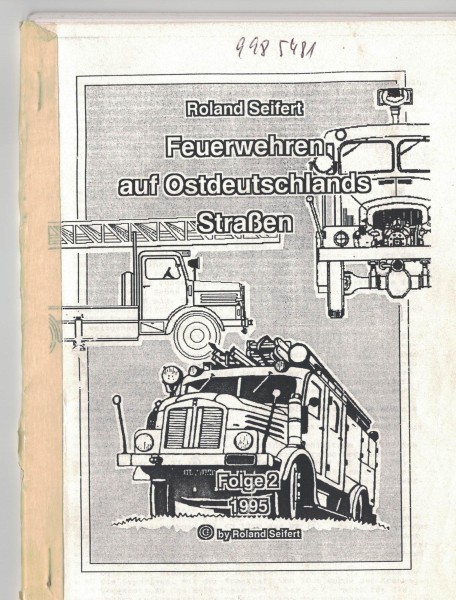FG009915 Fachbuch "Feuerwehren auf Ostdeutschlands Straßen"