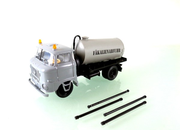H0: FG001051 IFA Lkw W50L/F Fäkalienfahrzeug Fahrerhaus grau