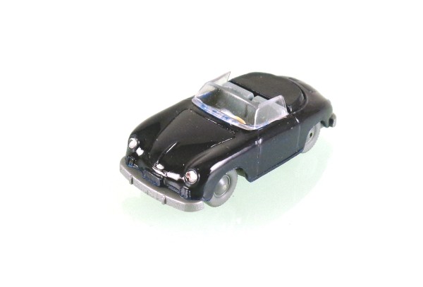 H0: FG000852 Porsche 356 Cabrio in schwarz. Wiking Replika Modell von I.M.U