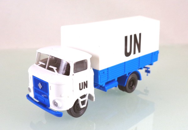 H0: FG001040 LKW W50L mit Pritsche/ Plane "UN"