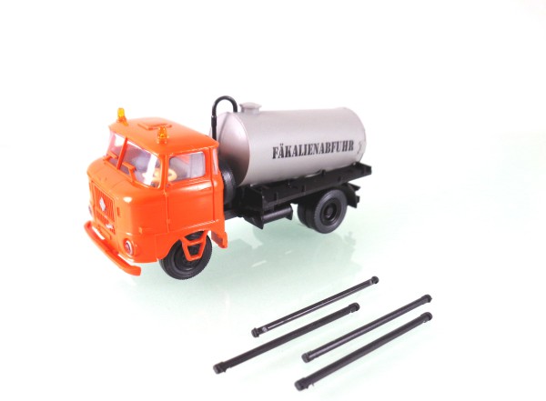H0: FG001052 IFA Lkw W50L/F Fäkalienfahrzeug Fahrerhaus orange
