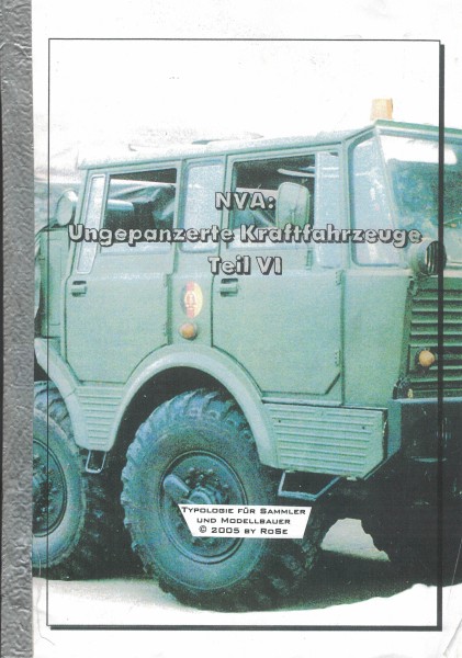 FG009916 Fachbuch "NVA: Ungepanzerte Fahrzeuge Teil VI